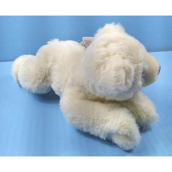 Wild Republic Ecokins Creme POLAR BEAR 9” Plush Stuffed Animal Planet Friendly - Picture 5 of 7